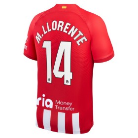 Camisola Atlético Madrid M. Llorente 14 1º Equipamento 2023-24 Manga Curta